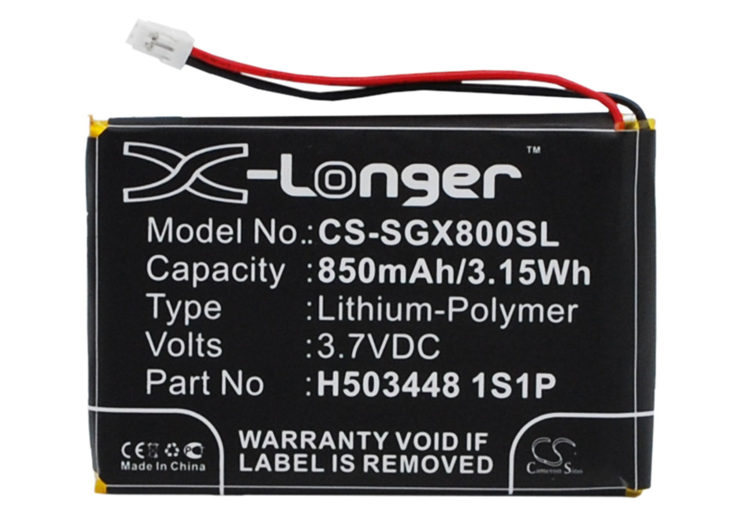 3.7VV 850mAh/3.15Wh Li-Polymer GPS/Navigator Battery for SkyGolf