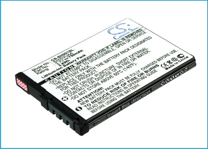 3.7V 750mAh Li-ion Mobile/SmartPhone Battery for Sharp