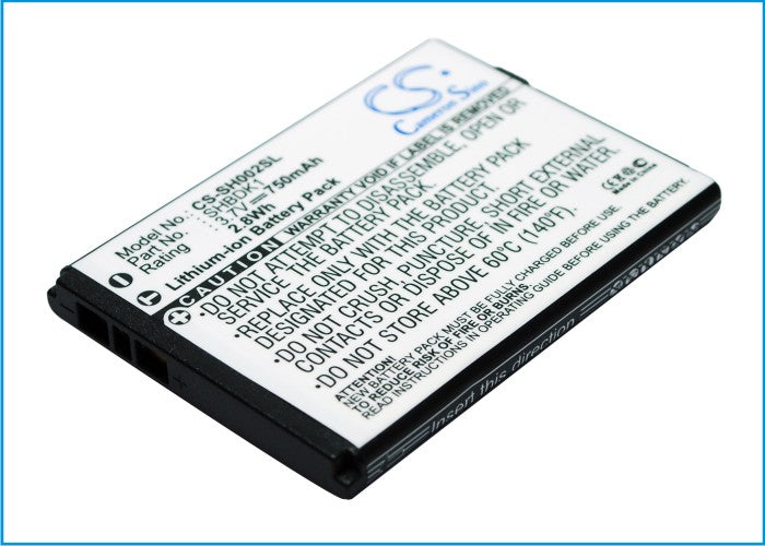 3.7V 750mAh Li-ion Mobile/SmartPhone Battery for Sharp