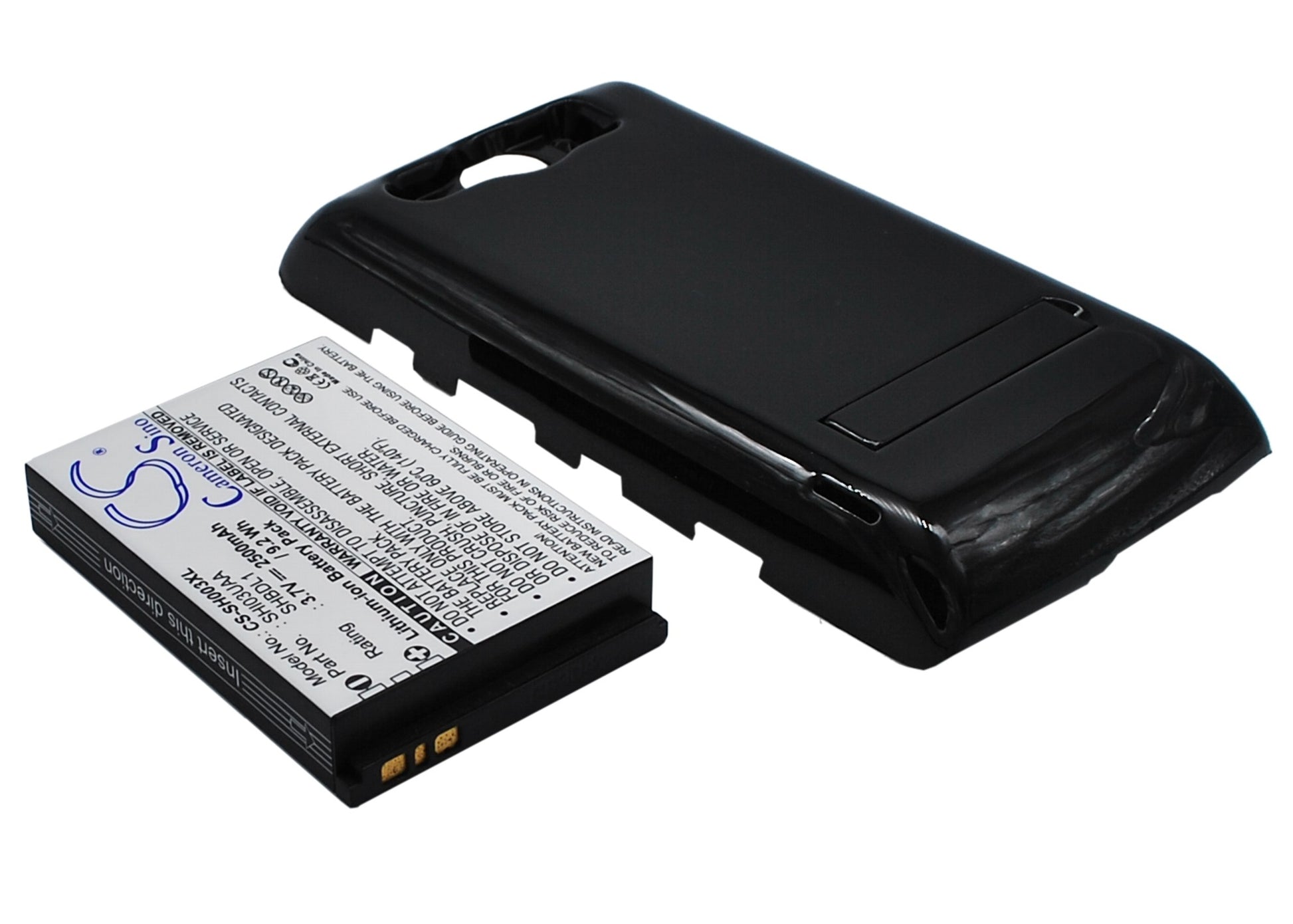 3.7V 2500mAh/9.25Wh Li-ion Mobile/SmartPhone Battery for Sharp