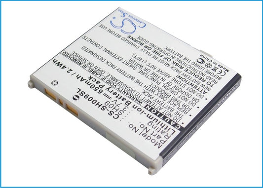 3.7V 650mAh Li-ion Mobile/SmartPhone Battery for Sharp