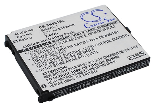 3.7V 650mAh Li-ion Mobile/SmartPhone Battery for Sharp