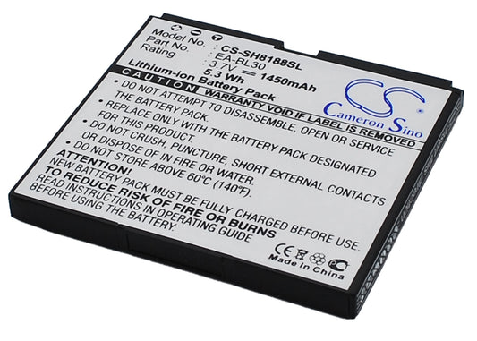 3.7V 1450mAh Li-ion Mobile/SmartPhone Battery for Sharp