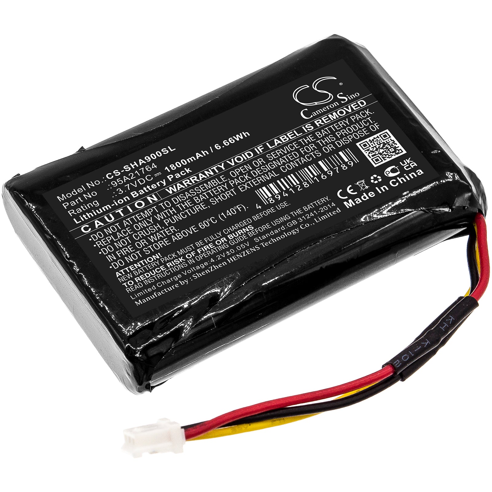 CS-SHA900SL Replacement Battery – Compatible with SHA900