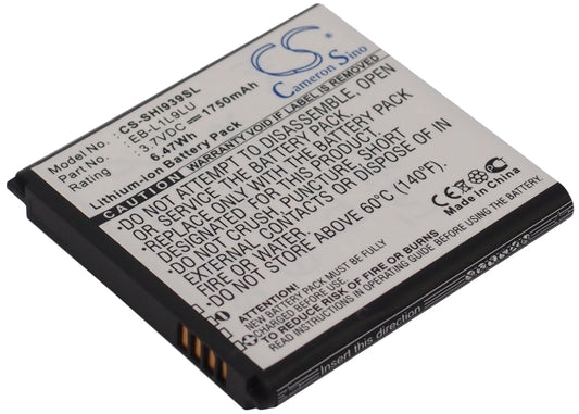 3.7V 1750mAh/6.48Wh Li-ion Mobile/SmartPhone Battery for Samsung