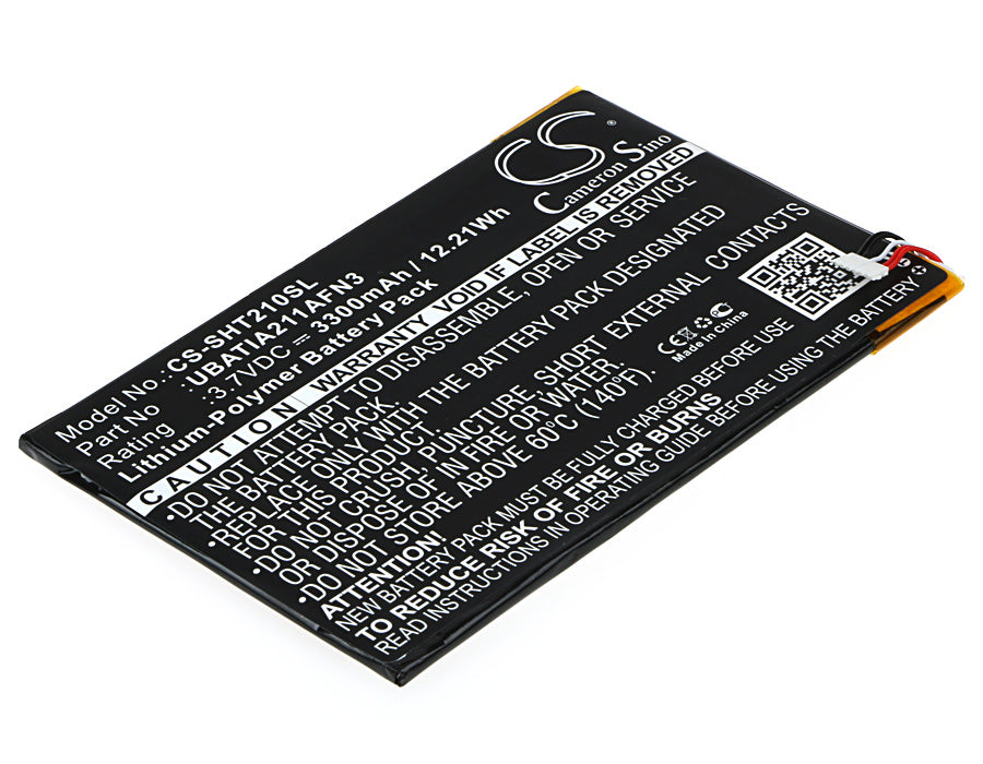 3.7V 3300mAh/12.21Wh Li-Polymer Tablet Battery for Sharp