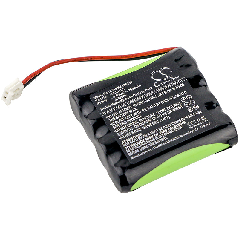 4.8V 700mAh/3.36Wh Ni-MH Two-Way Radio Battery for Standard Horizon