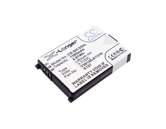3.7V 1300mAh/4.81Wh Li-ion Mobile/SmartPhone Battery for Siemens