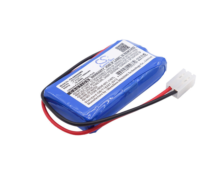 7.4V 1400mAh/10.36Wh Li-Polymer Medical Battery for Shenke