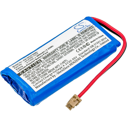 3.7V 600mAh/2.22Wh Li-Polymer Barcode/Scanner Battery for Socket Mobile