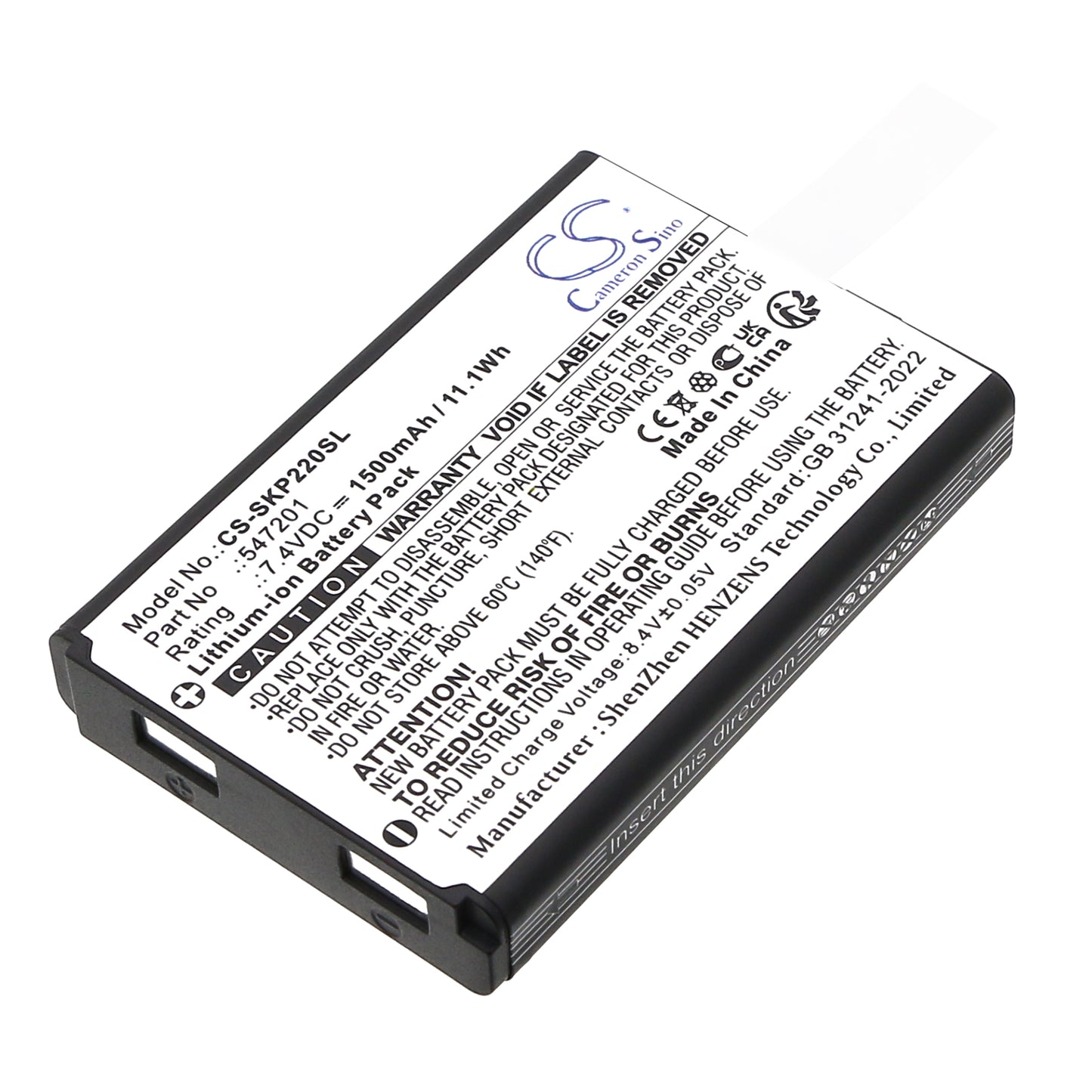 CS-SKP220SL Replacement Battery – Compatible with LK-P22, LK-P24