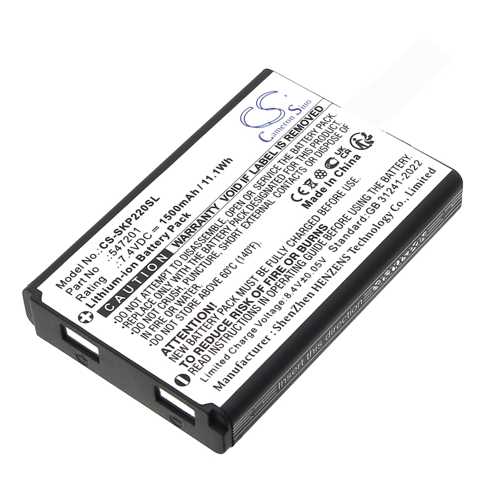 CS-SKP220SL Replacement Battery – Compatible with LK-P22, LK-P24