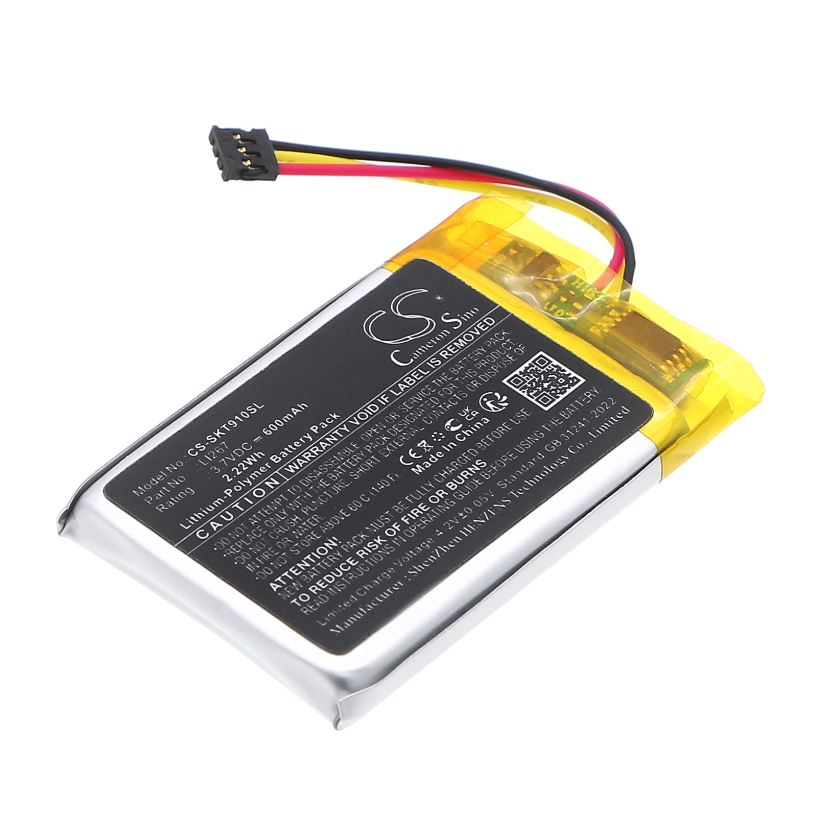 CS-SKT910SL Replacement Battery – Compatible with Openfit T910 Charging Case