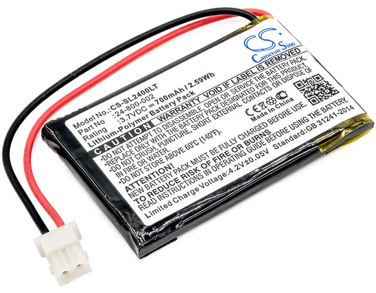 3.7V 700mAh/2.59Wh Li-Polymer LED Light Battery for Solar LED Light