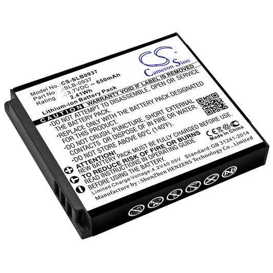 3.7V 1000mAh Li-ion Camera Battery for Samsung