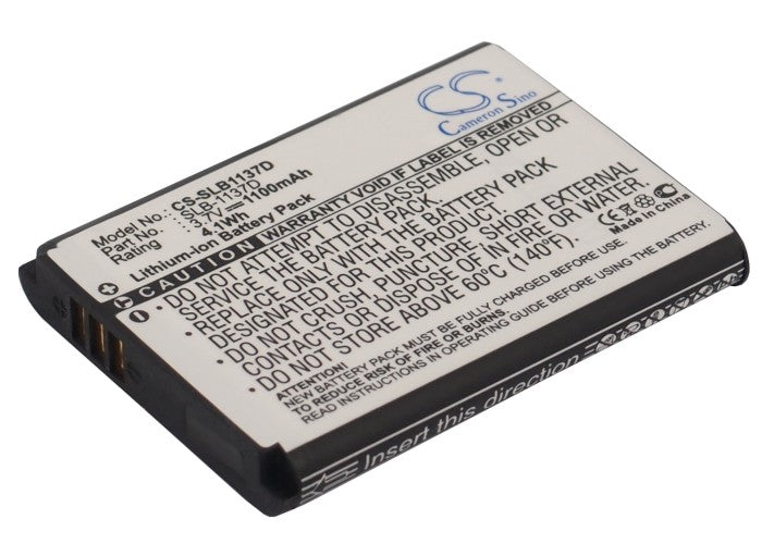 3.7V 1100mAh Li-ion Camera Battery for Samsung