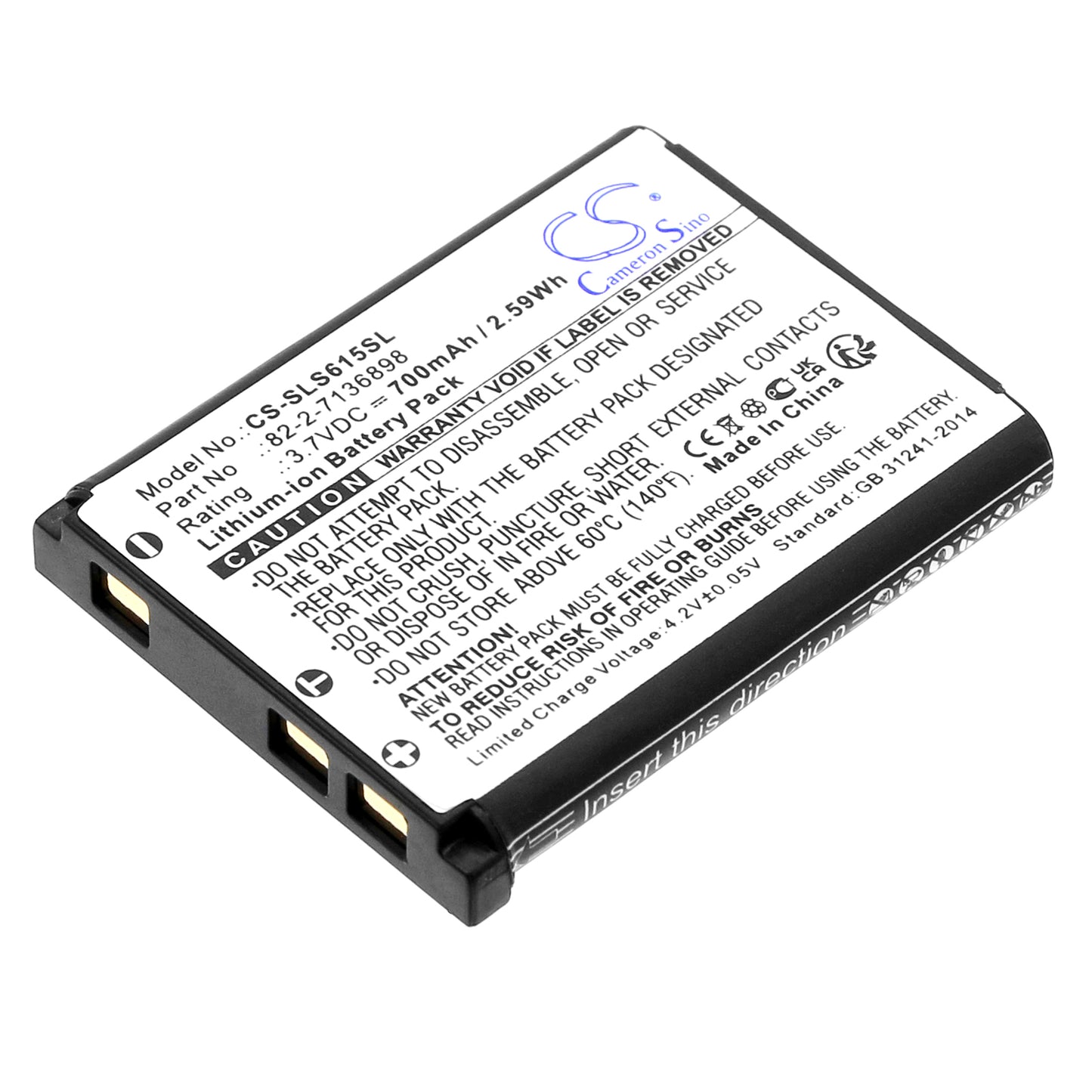CS-SLS615SL Replacement Battery – Compatible with 61527, Arctis Nova Pro