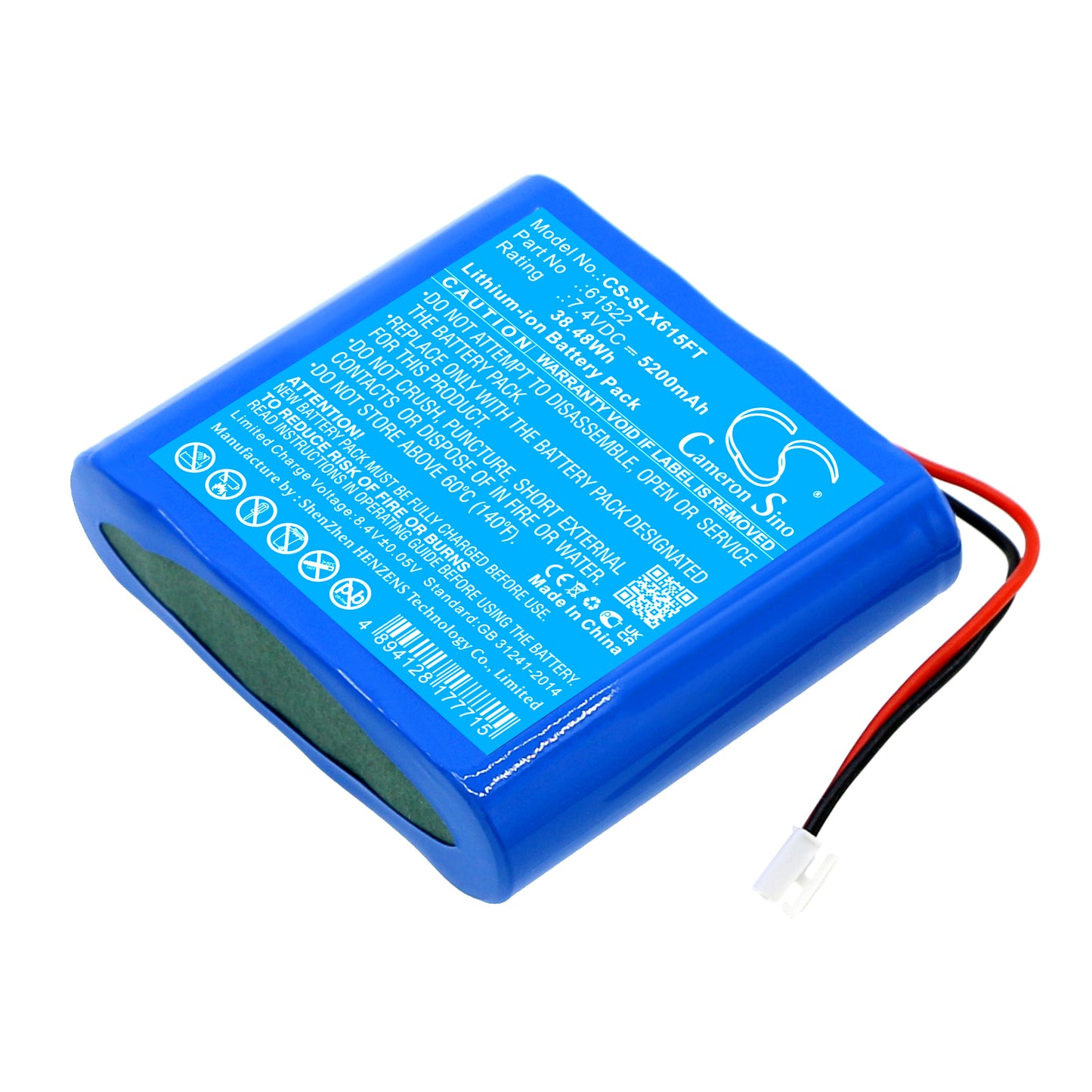 CS-SLX615FT Replacement Battery – Compatible with BEARTRAP, BearTrap Work Light