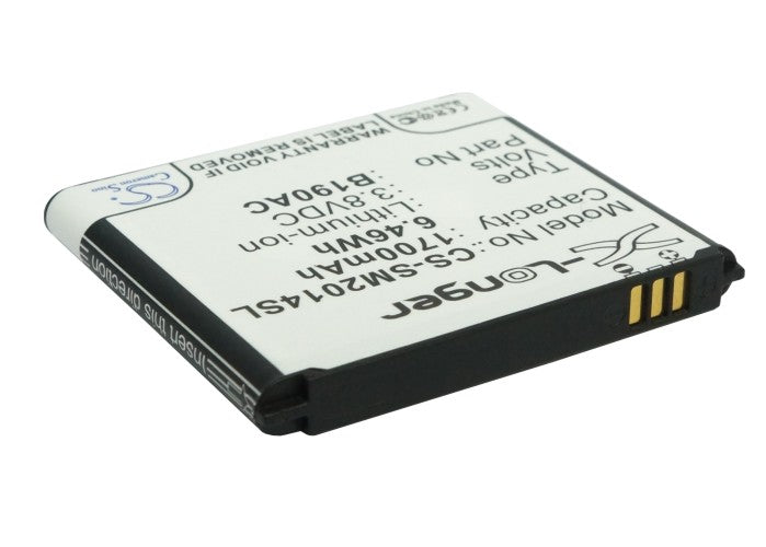 3.8V 1700mAh/6.46Wh Li-ion Mobile/SmartPhone Battery for Samsung