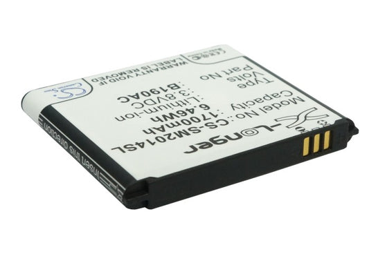 3.8V 1700mAh/6.46Wh Li-ion Mobile/SmartPhone Battery for Samsung