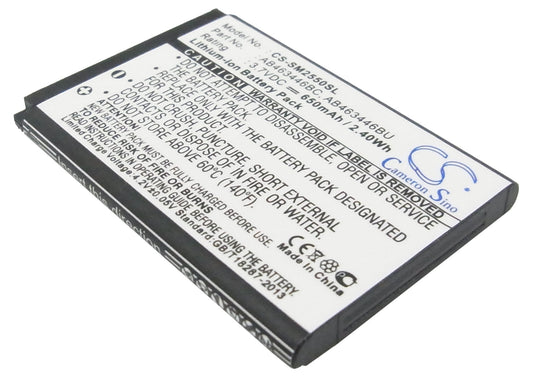 3.7V 650mAh/2.40Wh Li-ion Mobile/SmartPhone Battery for Samsung