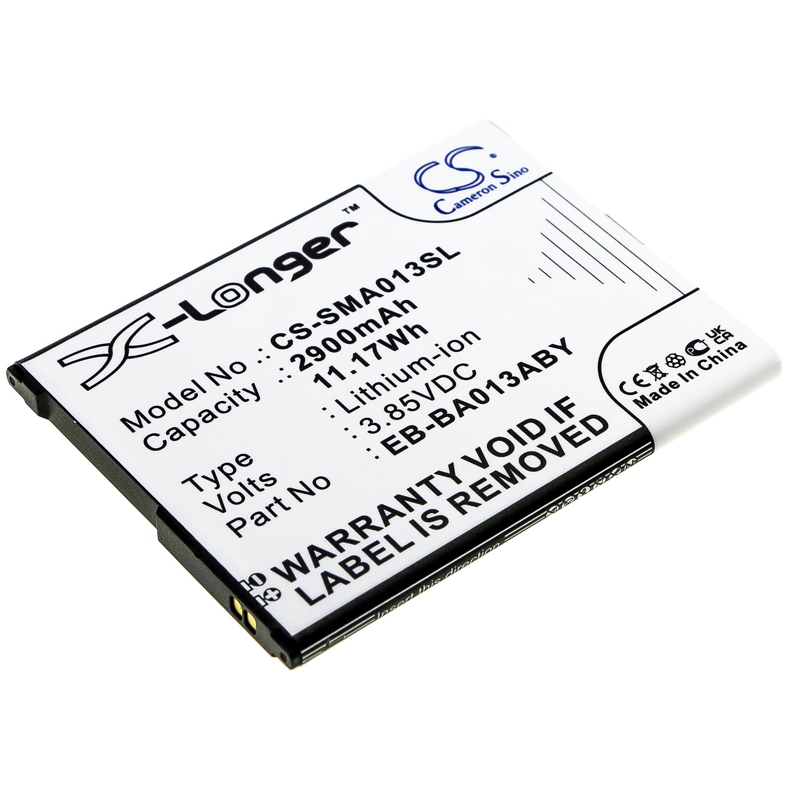 CS-SMA013SL Replacement Battery – Compatible with Galaxy A01 2019, Galaxy M01 Core 2020, SM-A013G/DS, SM-A013M, SM-A013M/DS, SM-A015A, SM-A015AZ, SM-A015F, SM-A015F/DS, SM-A015G, SM-A015G/DS, SM-A015M, SM-A015M/DS, SM-A015T1, SM-A015V, SM-M013F/DS, SM-S111DL