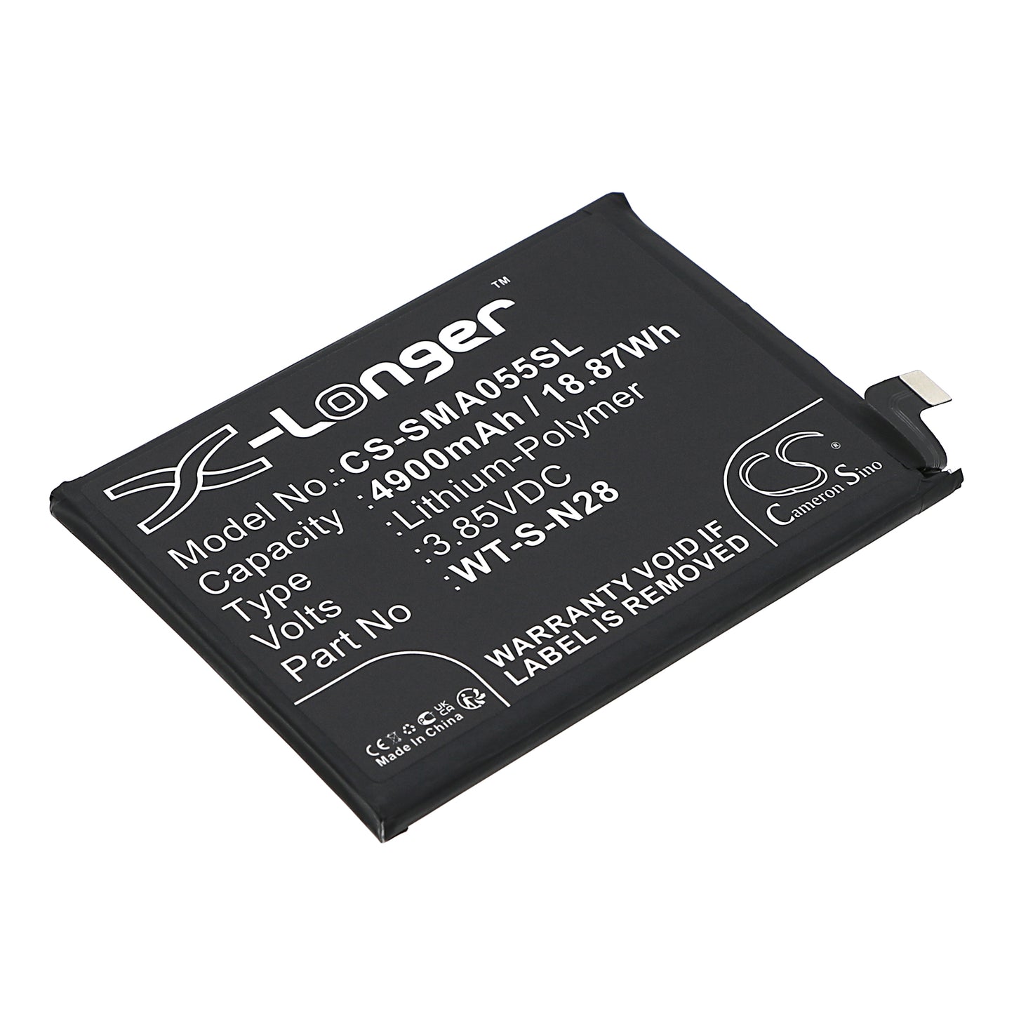 CS-SMA055SL Replacement Battery – Compatible with Galaxy A05 2023, SM-A055F, SM-A055F/DS, SM-A055M, SM-A055M/DS
