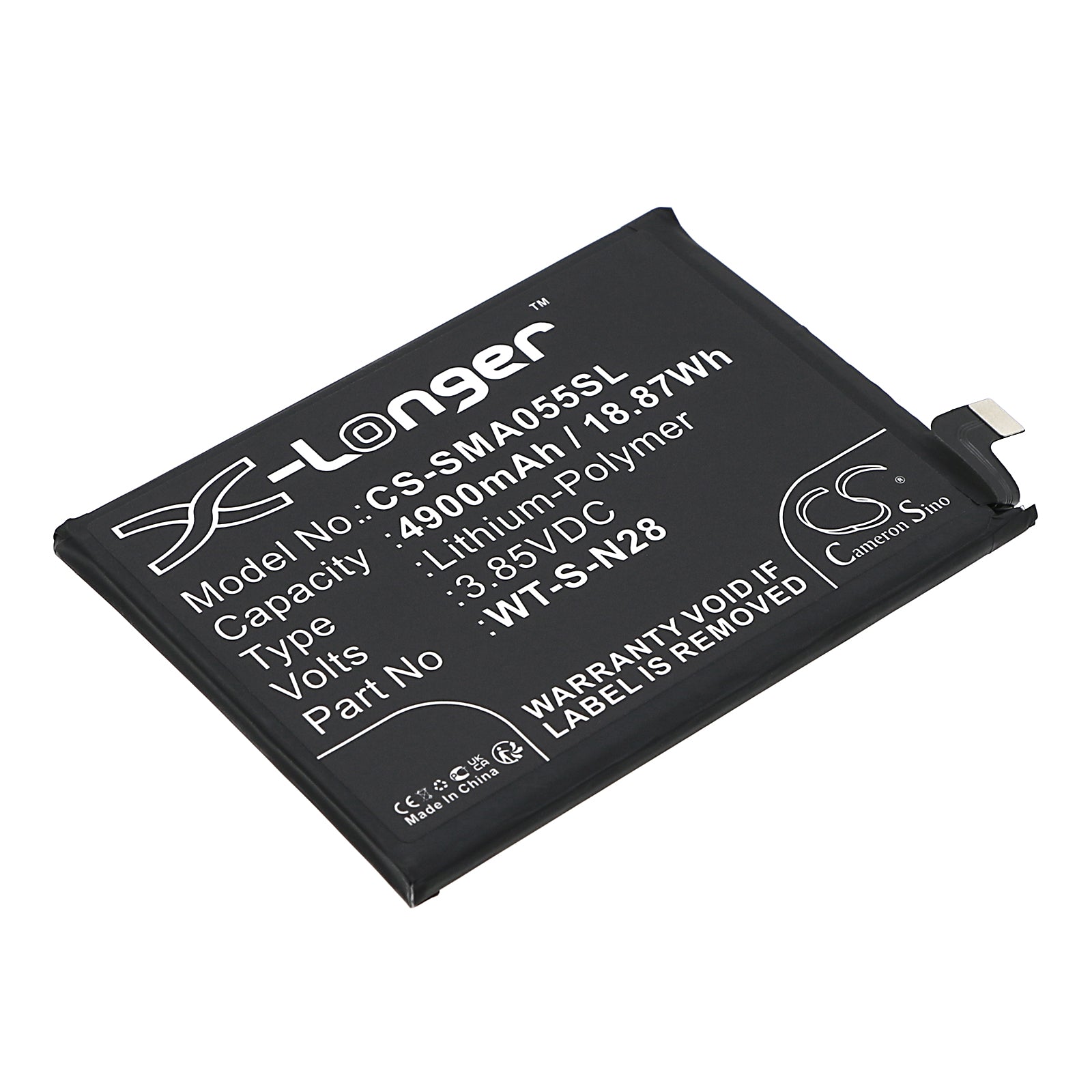 CS-SMA055SL Replacement Battery – Compatible with Galaxy A05 2023, SM-A055F, SM-A055F/DS, SM-A055M, SM-A055M/DS