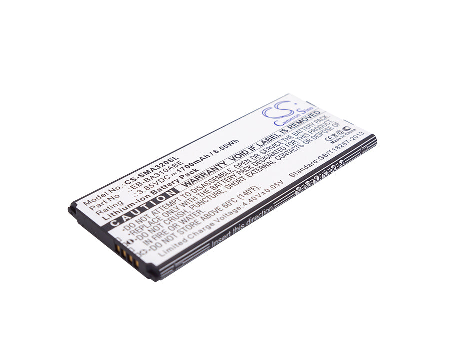 3.85V 1700mAh/6.55Wh Li-ion Mobile/SmartPhone Battery for Samsung