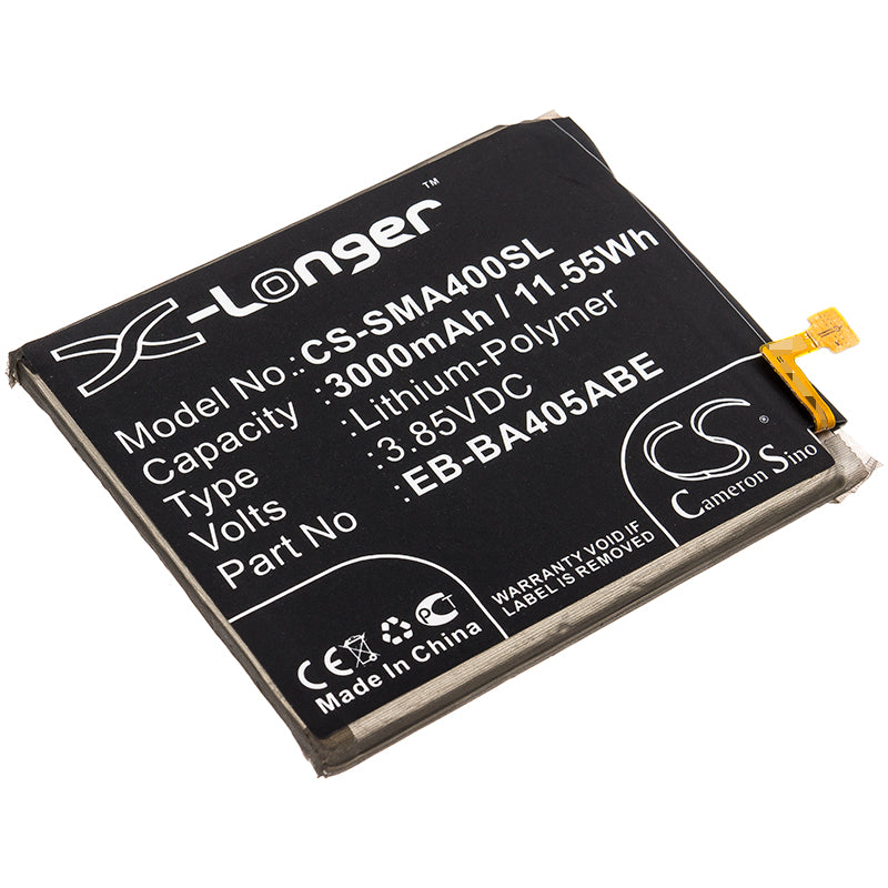 3.85V 3000mAh/11.55Wh Li-Polymer Mobile/SmartPhone Battery for Samsung