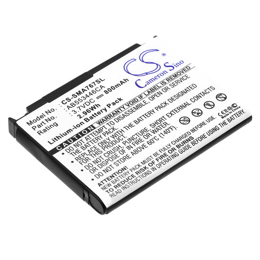 3.7V 800mAh Li-ion Mobile/SmartPhone Battery for Samsung