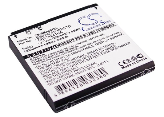 3.7V 1050mAh Li-ion Mobile/SmartPhone Battery for Samsung