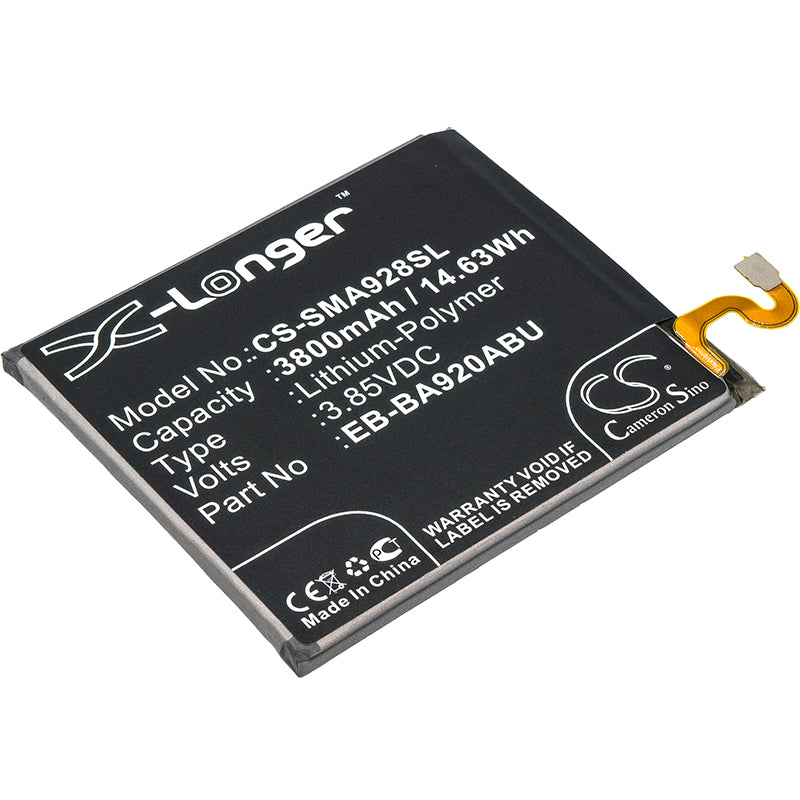 3.85V 3800mAh/14.63Wh Li-Polymer Mobile/SmartPhone Battery for Samsung