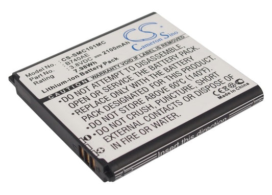 3.8V 2100mAh/7.98Wh Li-ion Camera Battery for Samsung