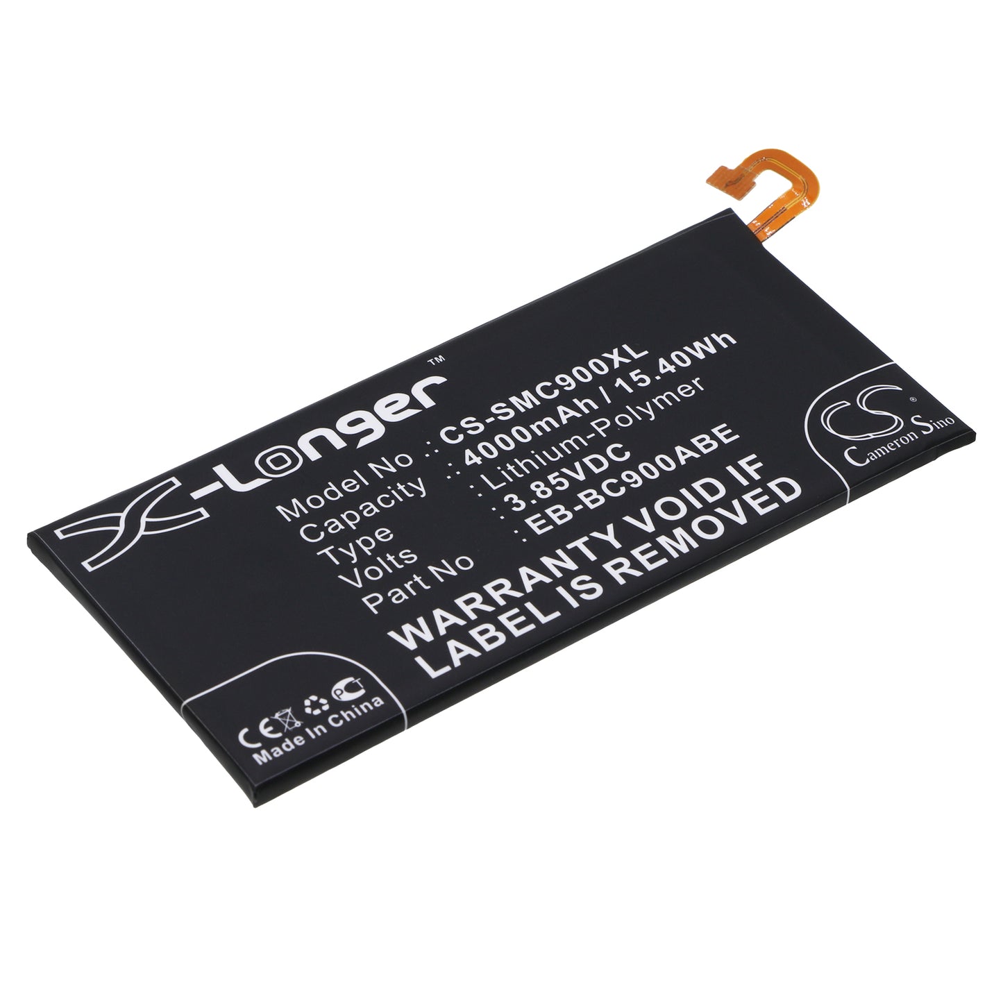 CS-SMC900XL Replacement Battery – Compatible with Galaxy C9 Pro, Galaxy C9 Pro Duos, Galaxy C9 Pro Duos TD-LTE, SM-C9000, SM-C9008, SM-C900F/DS, SM-C900Y/DS