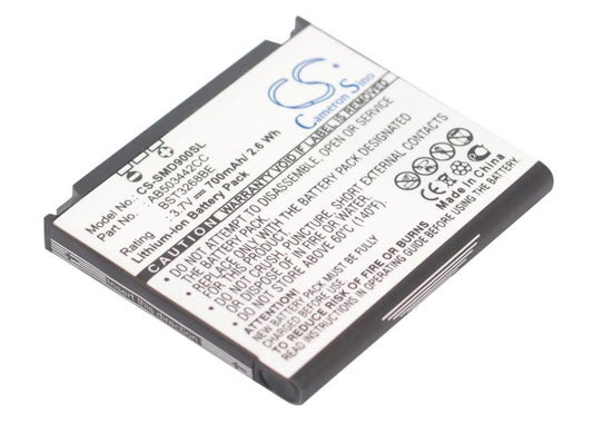 CS-SMD900SL 700mAh / 2.6Wh  Suitable for Samsung SGH-D908, SGH-D900, SGH-D900i ...