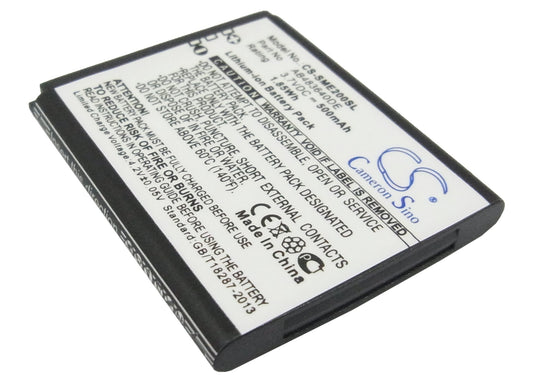 3.7V 500mAh/1.85Wh Li-ion Mobile/SmartPhone Battery for Samsung