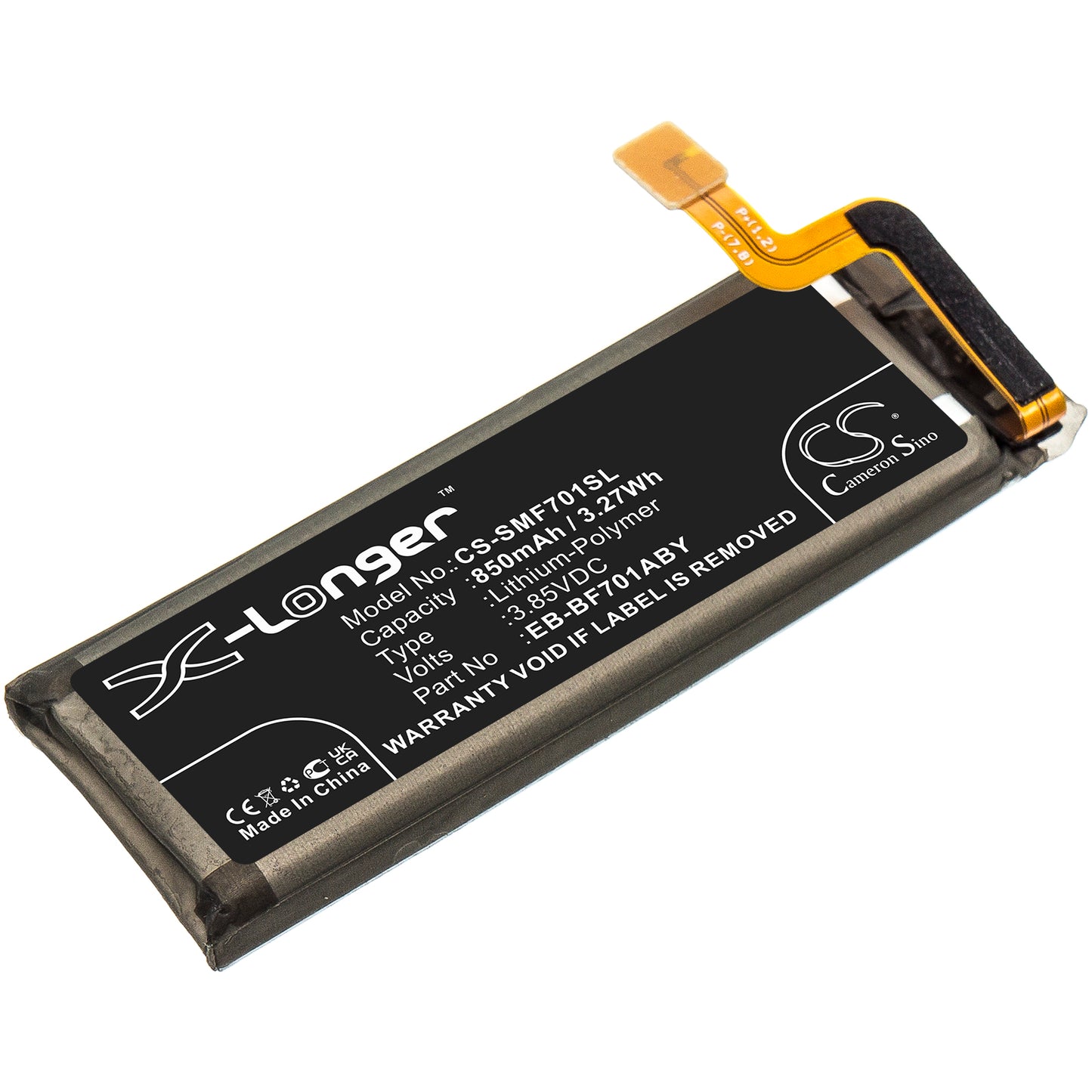 CS-SMF701SL Replacement Battery – Compatible with Galaxy Z Flip, SM-F7000, SM-F700F, SM-F700F/DS, SM-F700J, SM-F700J/DS, SM-F700N, SM-F700U, SM-F700U/DS, SM-F700W/DS