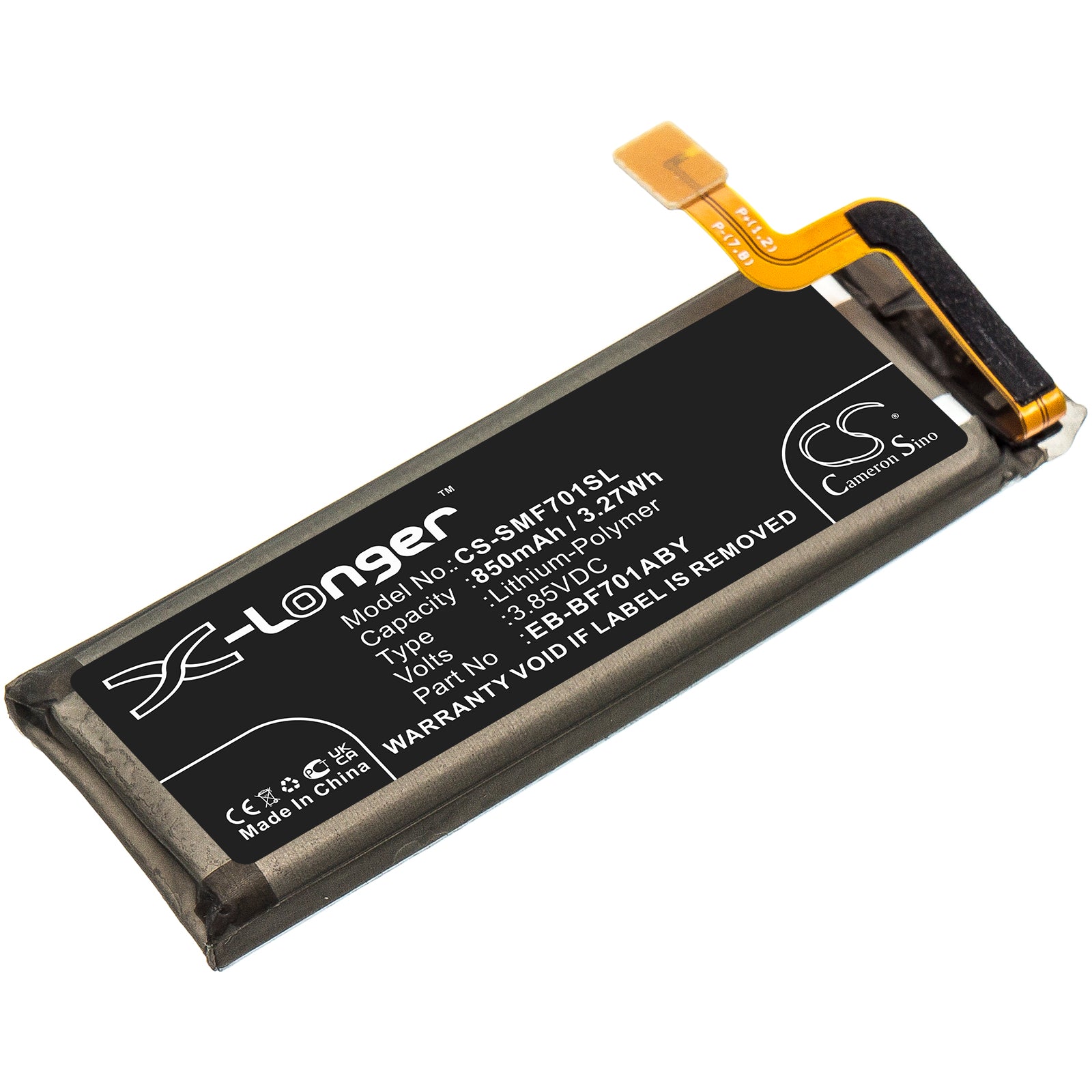 CS-SMF701SL Replacement Battery – Compatible with Galaxy Z Flip, SM-F7000, SM-F700F, SM-F700F/DS, SM-F700J, SM-F700J/DS, SM-F700N, SM-F700U, SM-F700U/DS, SM-F700W/DS