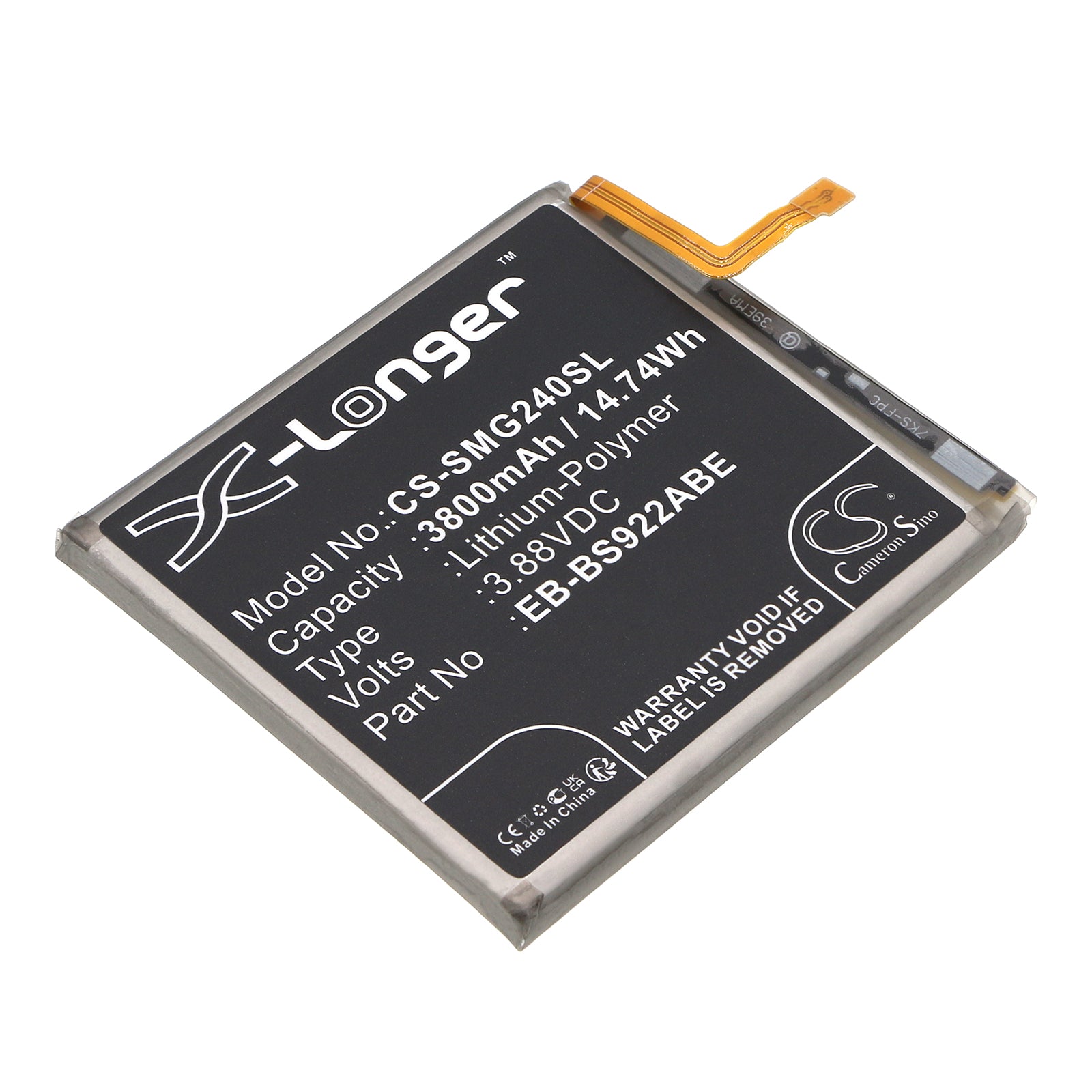 CS-SMG240SL Replacement Battery – Compatible with Galaxy S24, SM-S9210, SM-S921A, SM-S921B, SM-S921D, SM-S921J, SM-S921N, SM-S921Q, SM-S921U, SM-S921V, SM-S921W