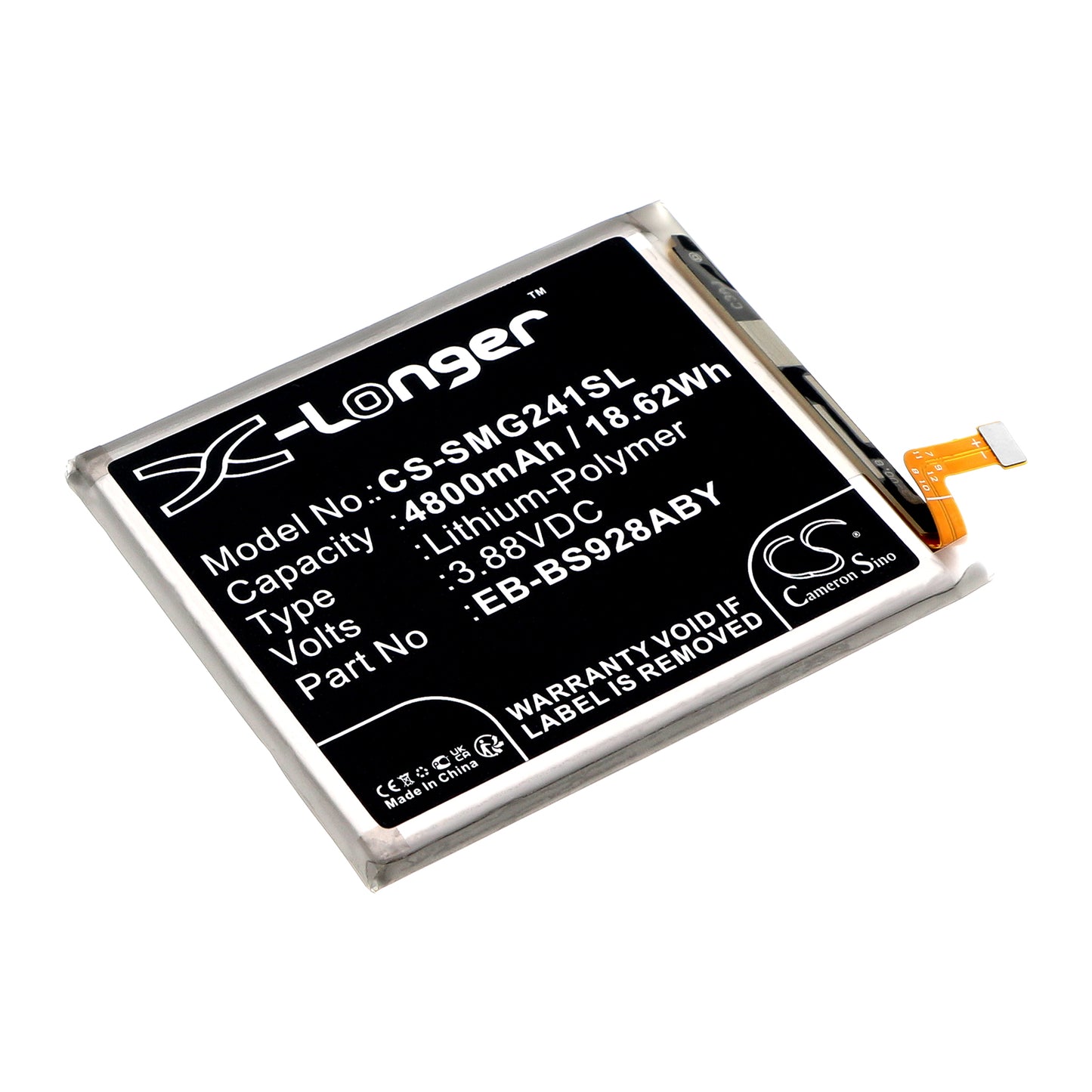 CS-SMG241SL Replacement Battery – Compatible with Galaxy S24 Ultra, SM-S9280, SM-S928B, SM-S928B/DS, SM-S928D, SM-S928J, SM-S928N, SM-S928Q, SM-S928T, SM-S928U, SM-S928U1, SM-S928V, SM-S928W