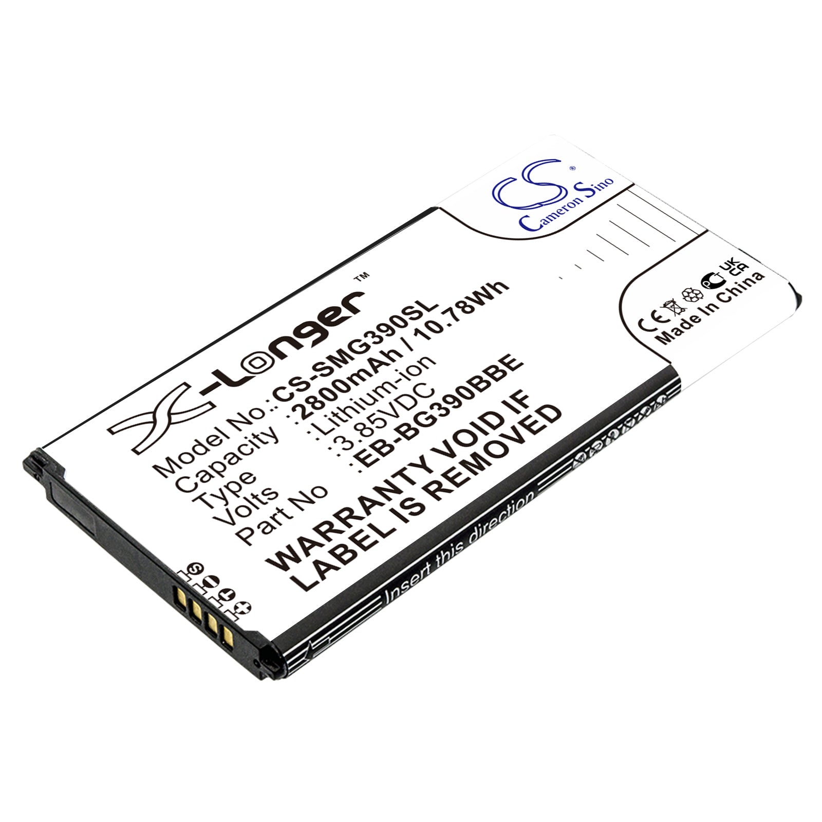 3.85V 2800mAh/10.78Wh Li-ion Mobile/SmartPhone Battery for Samsung