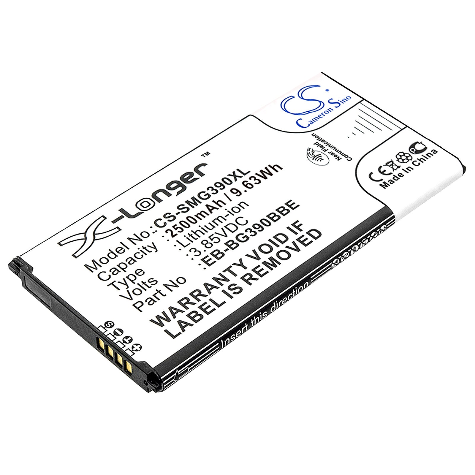 3.85V 2800mAh/10.78Wh Li-ion Mobile/SmartPhone Battery for Samsung