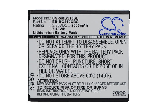 3.85V 2000mAh/7.60Wh Li-ion Mobile/SmartPhone Battery for Samsung