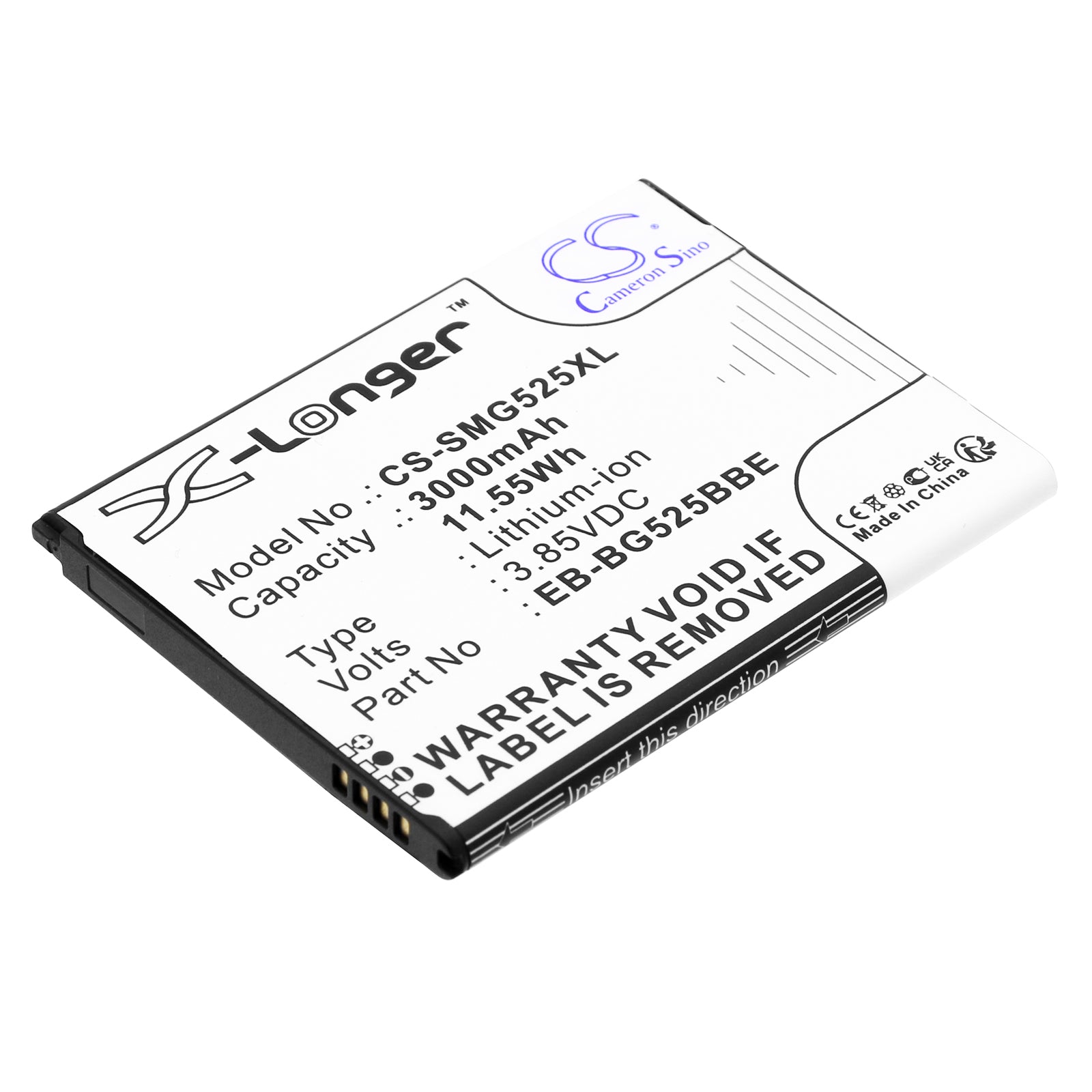 CS-SMG525XL Replacement Battery – Compatible with Galaxy XCover 5, Galaxy XCover 5 2021, SM-G525F, SM-G525F/DS, SM-G525N