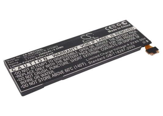 3.7V 2500mAh/9.25Wh Li-Polymer MP3/MP4/PMP Battery for Samsung
