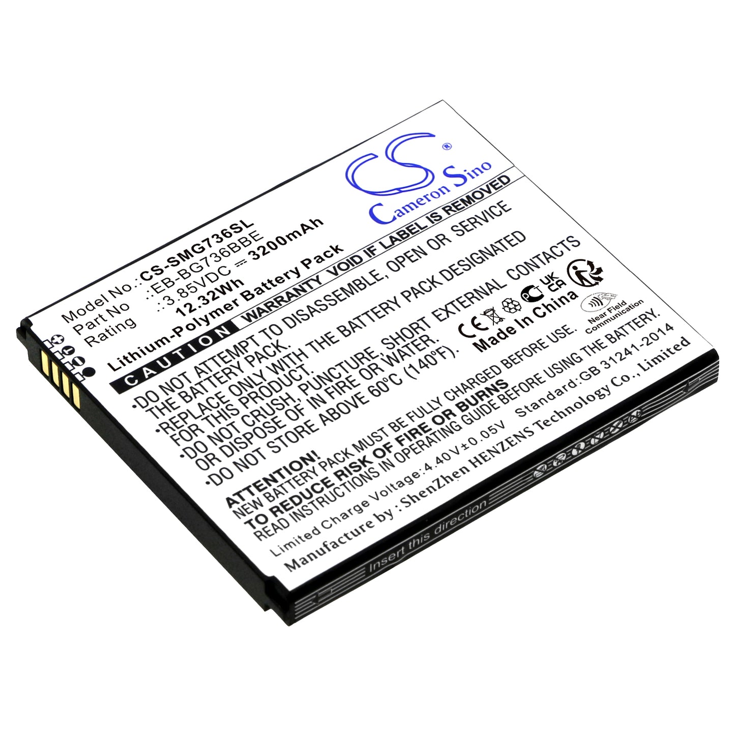 CS-SMG736SL Replacement Battery – Compatible with Galaxy Xcover 6 Pro, SM-G736B, SM-G736B/DS, SM-G736U, SM-G736U1