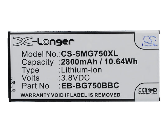 3.8V 2800mAh/10.64Wh Li-ion Mobile/SmartPhone Battery for Samsung