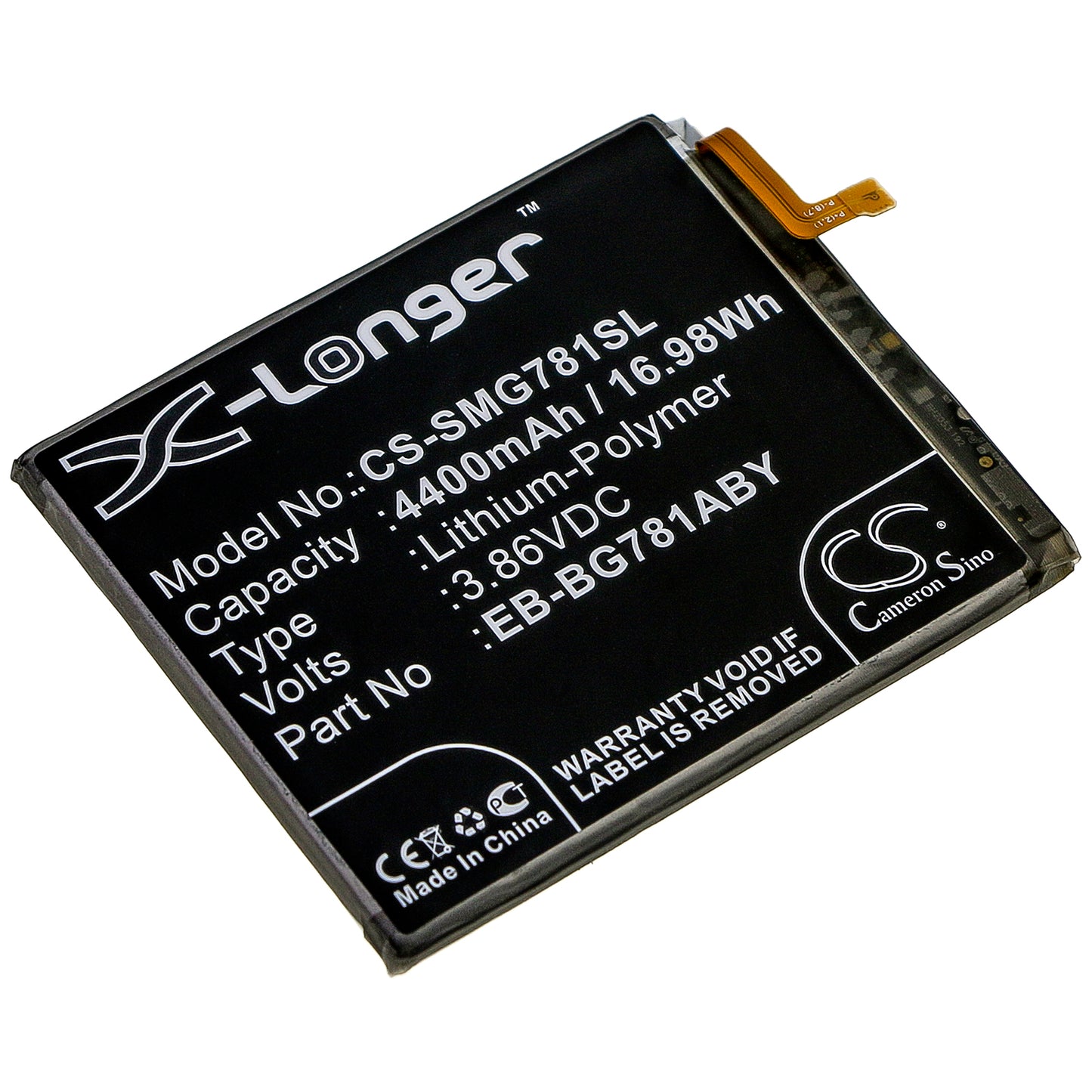 CS-SMG781SL Replacement Battery – Compatible with Galaxy S20 Fan Edition, Galaxy S20 FE 5G, SM-G780F, SM-G780F/DSM, SM-G780G/DS, SM-G7810, SM-G781A, SM-G781B, SM-G781B/DS, SM-G781U, SM-G781U1, SM-G781U1/DS, SM-G781W