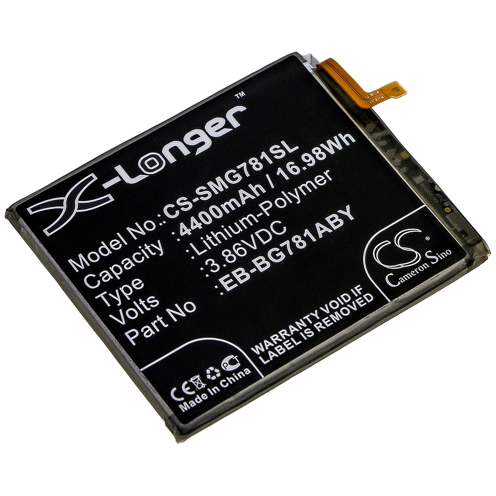 CS-SMG781SL Replacement Battery – Compatible with Galaxy S20 Fan Edition, Galaxy S20 FE 5G, SM-G780F, SM-G780F/DSM, SM-G780G/DS, SM-G7810, SM-G781A, SM-G781B, SM-G781B/DS, SM-G781U, SM-G781U1, SM-G781U1/DS, SM-G781W
